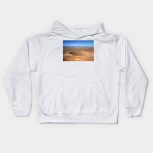 Meteor crater, Arizona (E670/0041) Kids Hoodie